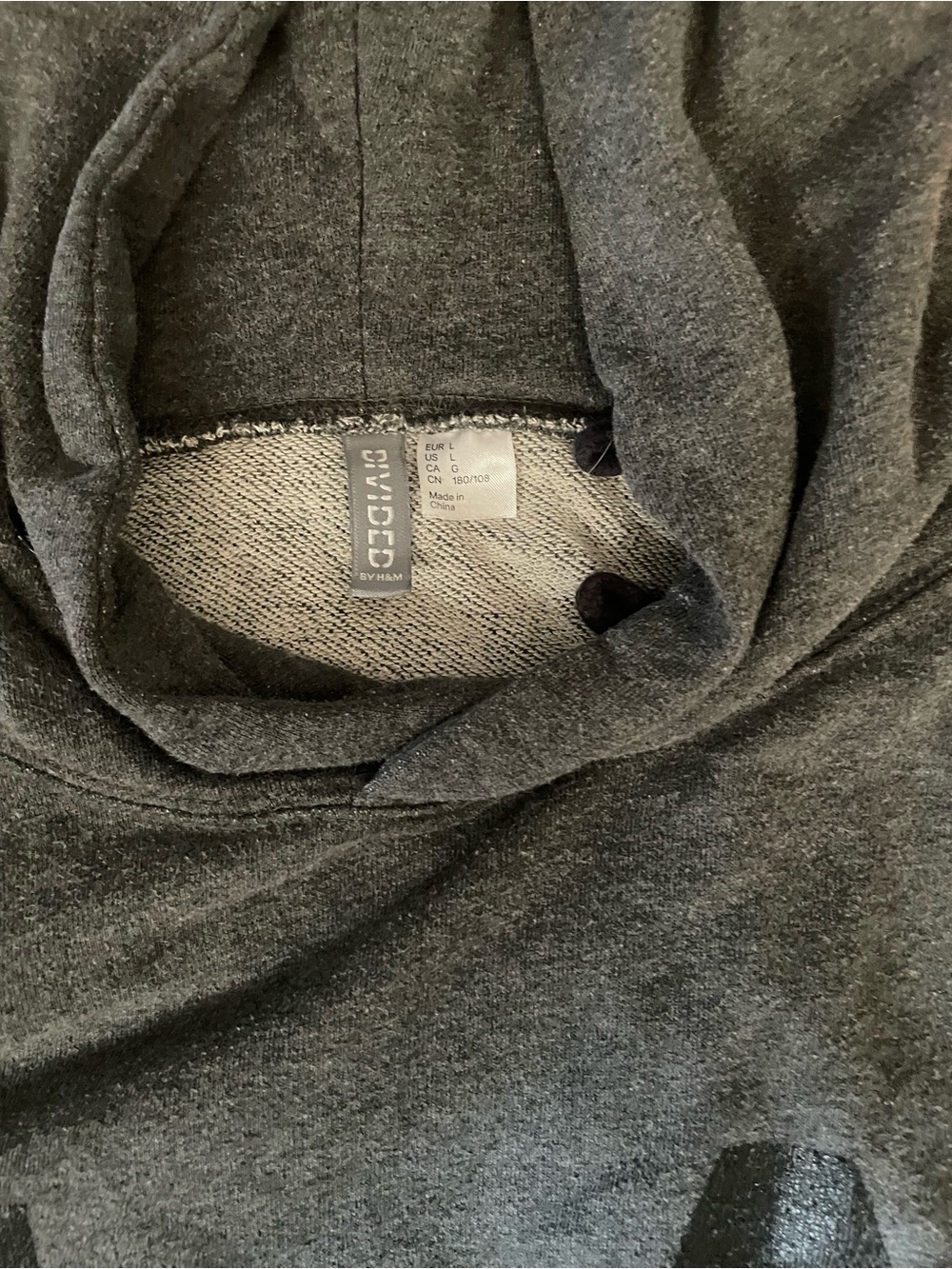 Divided Men’s Dark Gray Turtleneck Sweater